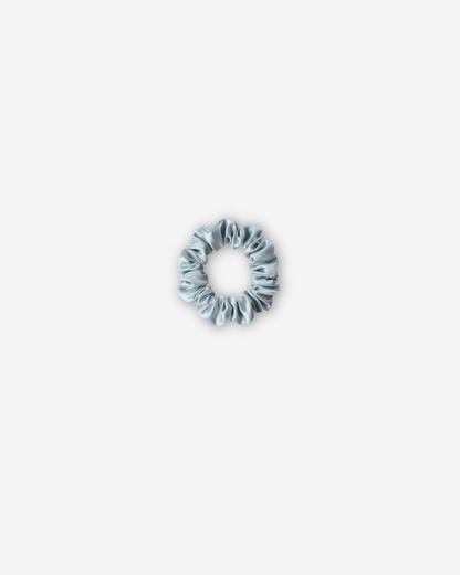 Silk Scrunchie (Small) - Powder Blue