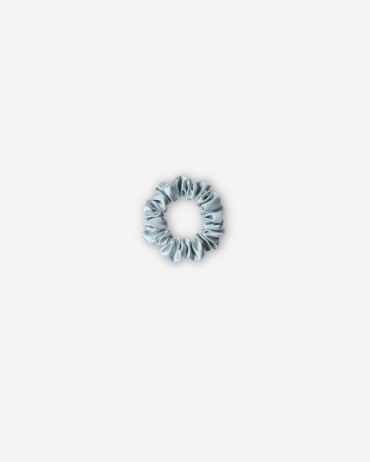 Silk Scrunchie (Small) - Powder Blue