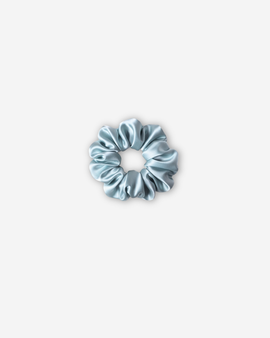 Silk Scrunchie (Large) - Powder Blue