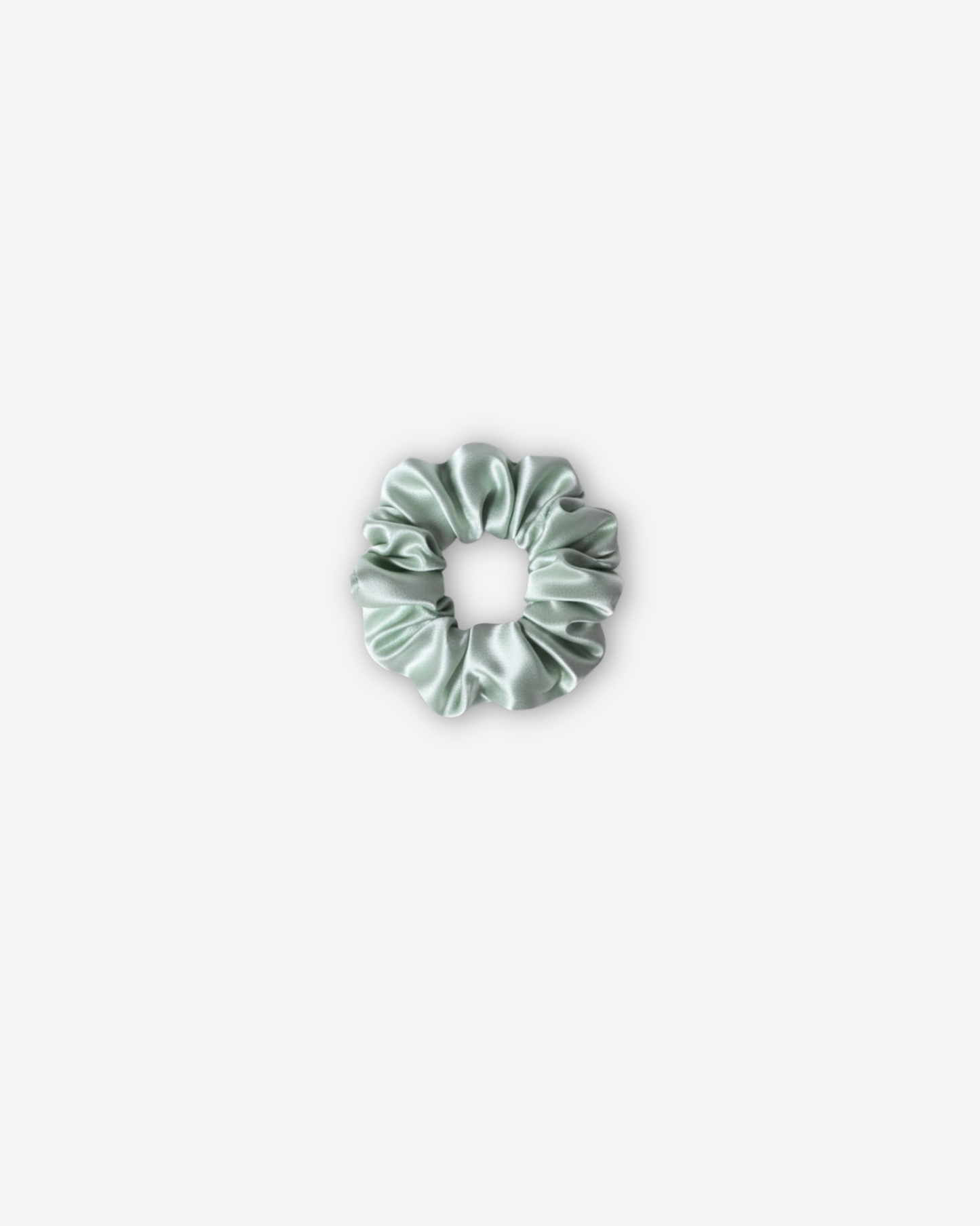 Silk Scrunchie (Medium) - Sage