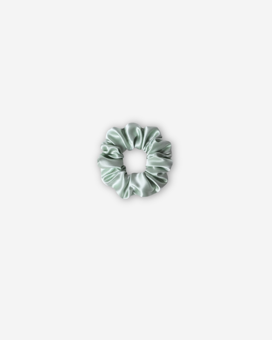 Silk Scrunchie (Medium) - Sage