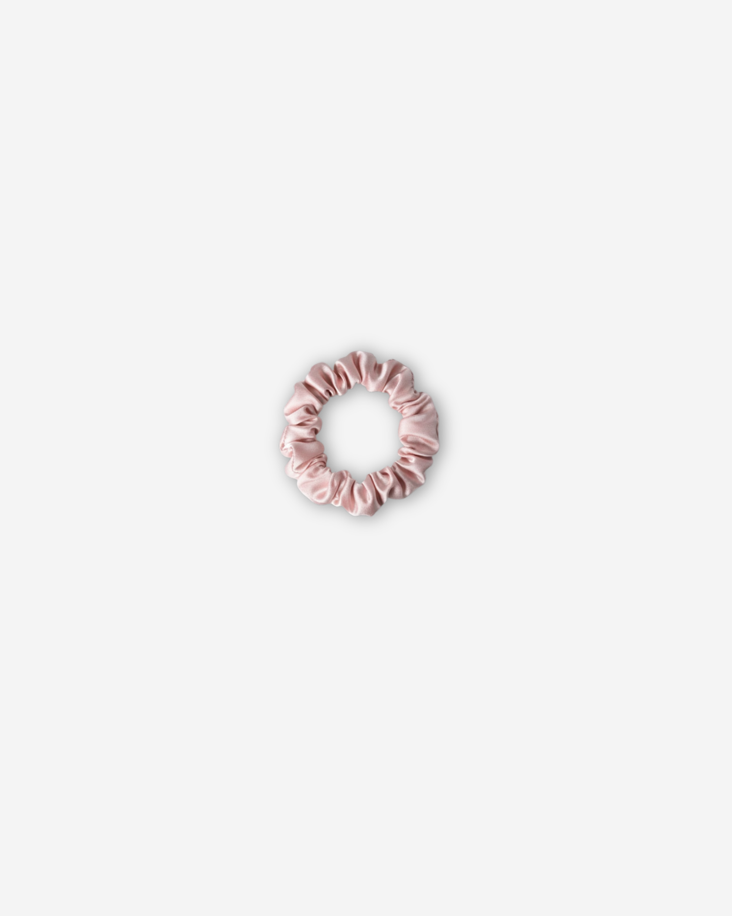 Silk Scrunchie (Small) - Heavenly Pink