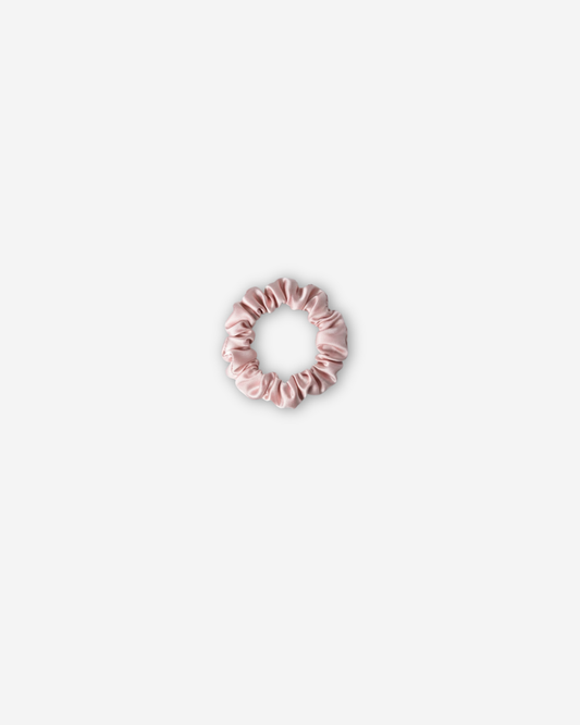 Silk Scrunchie (Small) - Heavenly Pink