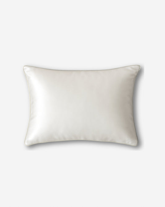 Silk Pillowcase - White + Bisque